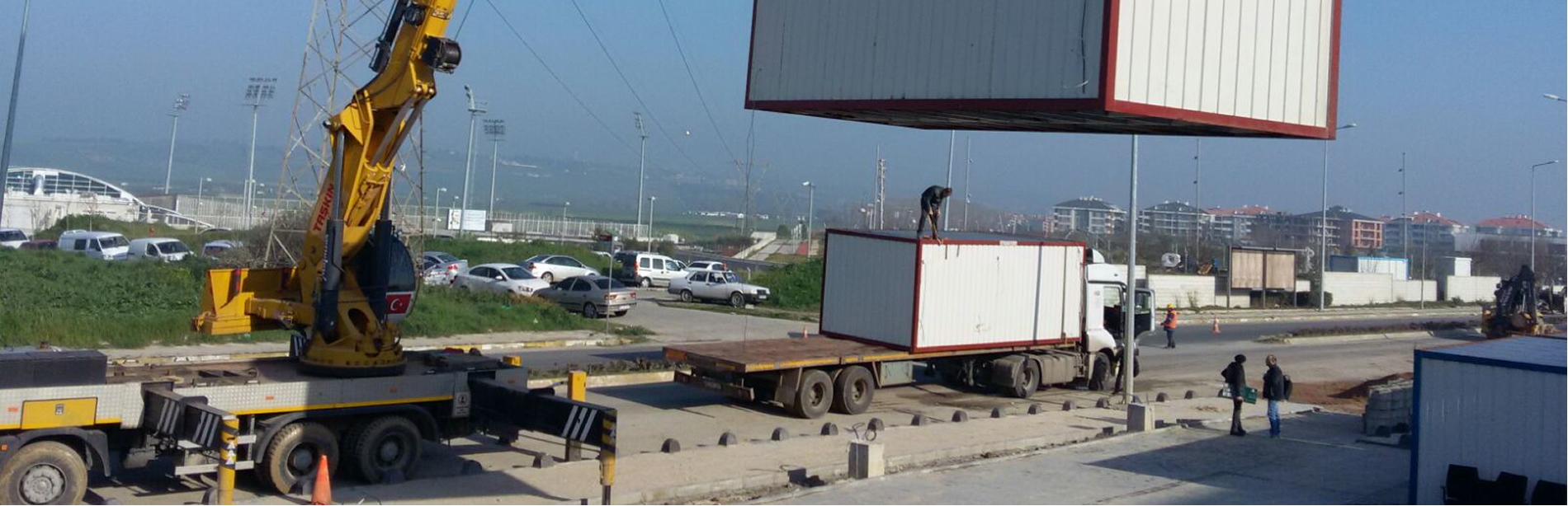 Konteyner İndirme, Yükleme ve Taşıma